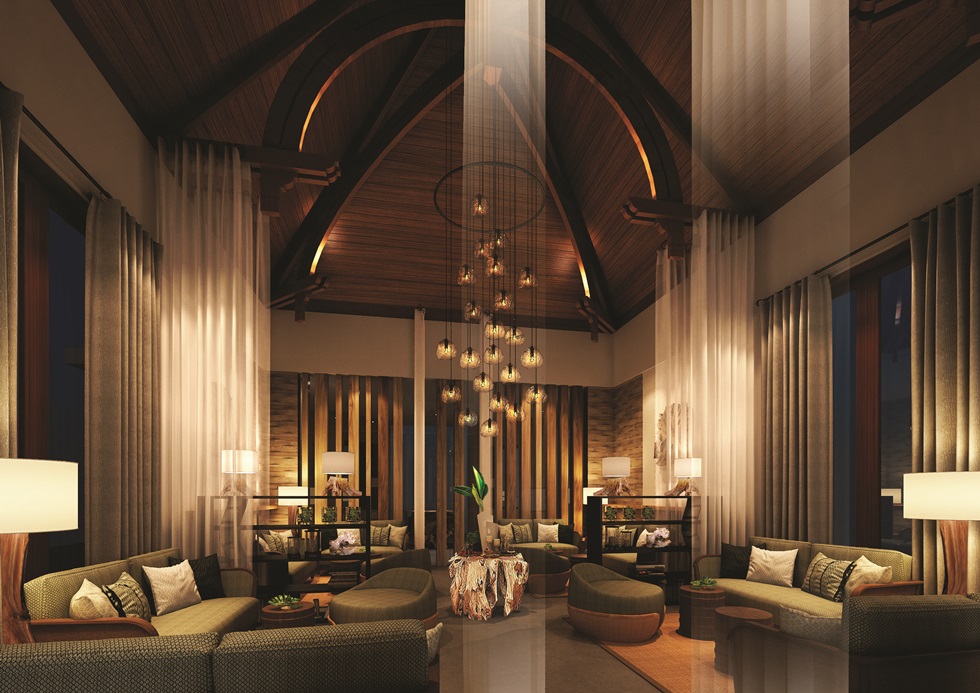 Shangri-La’s Le Touessrok Resort & Spa lobby